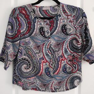 Laura Petites Paisley Blouse